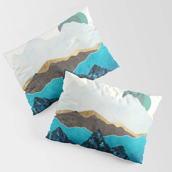 Teal Afternoon Pillow Sham Gallery Image 1