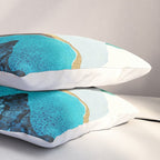 Teal Afternoon Pillow Sham Gallery Image 3