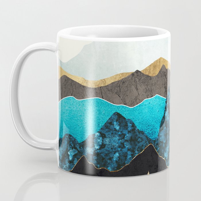 Teal Afternoon Coffee Mug Gallery Image 3
