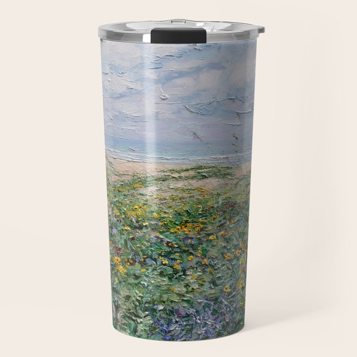 Crescent Beach Travel Mug Gallery Image 1