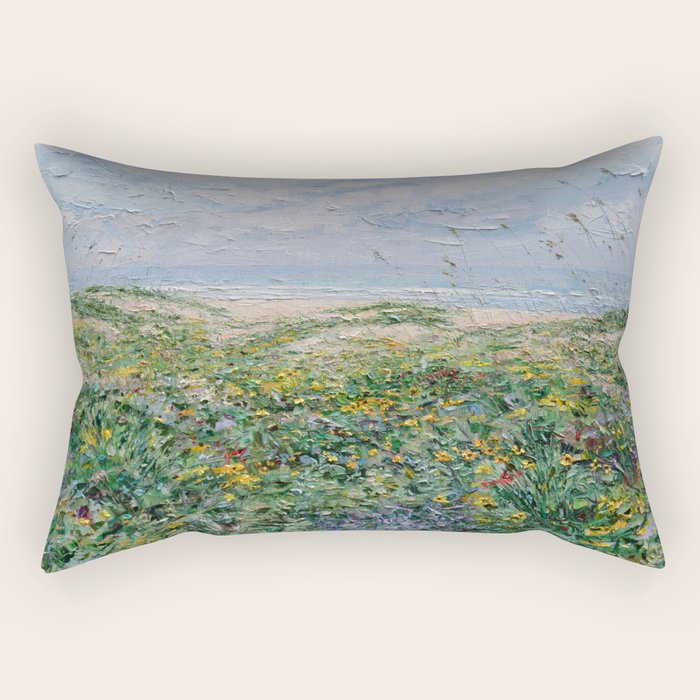 Crescent Beach Rectangular Pillow Gallery Image 1