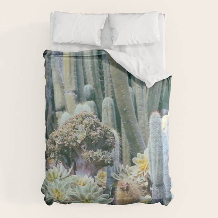 Cactus Garden #4 - Boho Botanical Duvet Cover Gallery Image 6