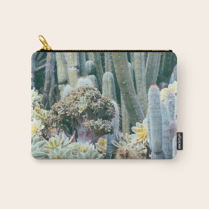 Cactus Garden #4 - Boho Botanical Carry All Pouch Gallery Image 1