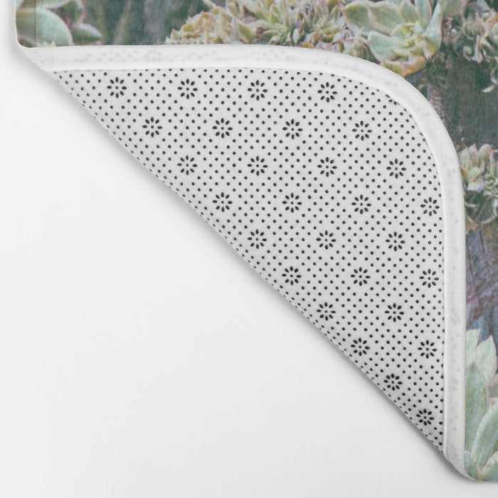 Cactus Garden #4 - Boho Botanical Bath Mat Gallery Image 2