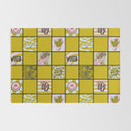 Virgo Checkered Print Rug Gallery Image 2