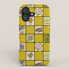 Virgo Checkered Print iPhone Case Gallery Image 1