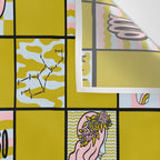 Virgo Checkered Print Wall Tapestry Gallery Image 3