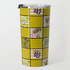 Virgo Checkered Print Travel Mug Gallery Image 3