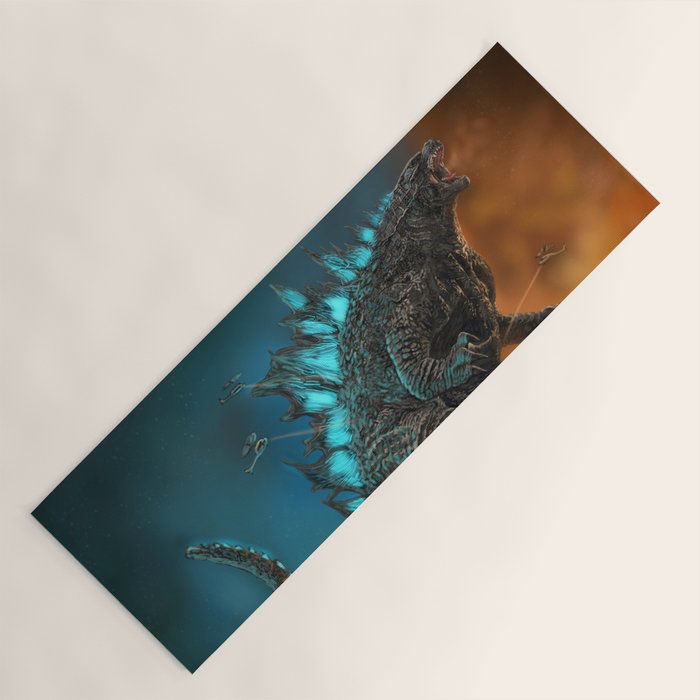 Godzilla Yoga Mat