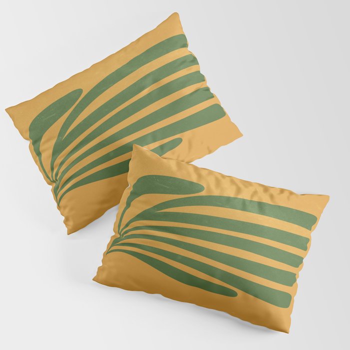 Golden Sunset: Paper Cutouts Matisse Edition  Pillow Sham Gallery Image 3