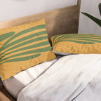 Golden Sunset: Paper Cutouts Matisse Edition  Pillow Sham Gallery Image 2