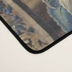 Antique French Aubusson Verdure Forest River Swans Tapestry Desk Mat Gallery Image 4