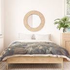 Antique French Aubusson Verdure Forest River Swans Tapestry Duvet Cover Gallery Image 3