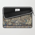 Antique French Aubusson Verdure Forest River Swans Tapestry Laptop Sleeve Gallery Image 2