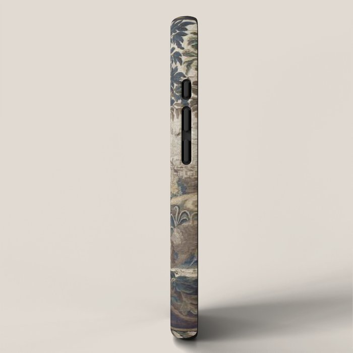 Antique French Aubusson Verdure Forest River Swans Tapestry iPhone Case Gallery Image 2