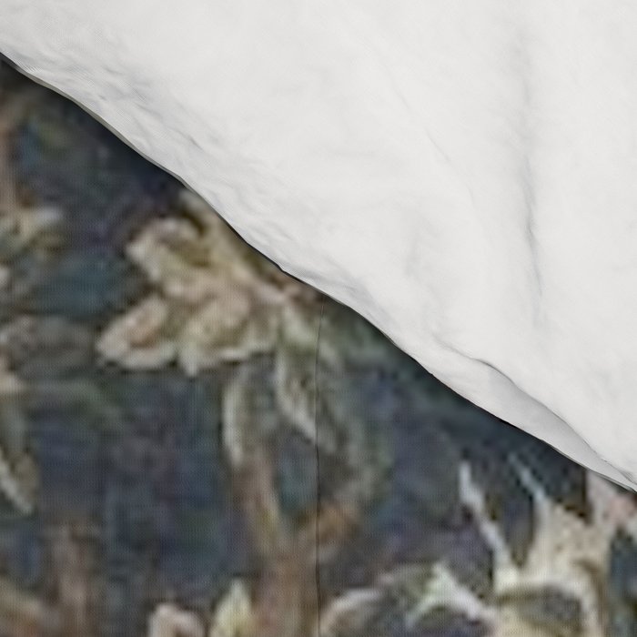 Antique French Aubusson Verdure Forest River Swans Tapestry Comforter Gallery Image 4