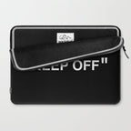 "KEEP OFF" Dark Edition Laptop Sleeve Gallery Image 2