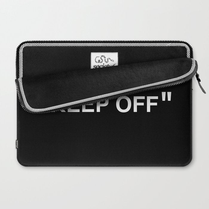"KEEP OFF" Dark Edition Laptop Sleeve Gallery Image 2