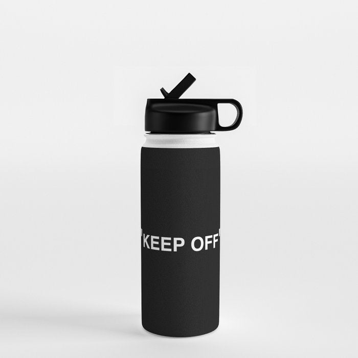 "KEEP OFF" Dark Edition Water Bottle Gallery Image 1