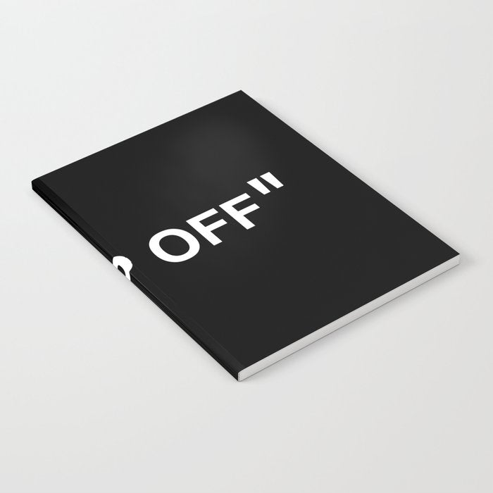 "KEEP OFF" Dark Edition Notebook Gallery Image 2