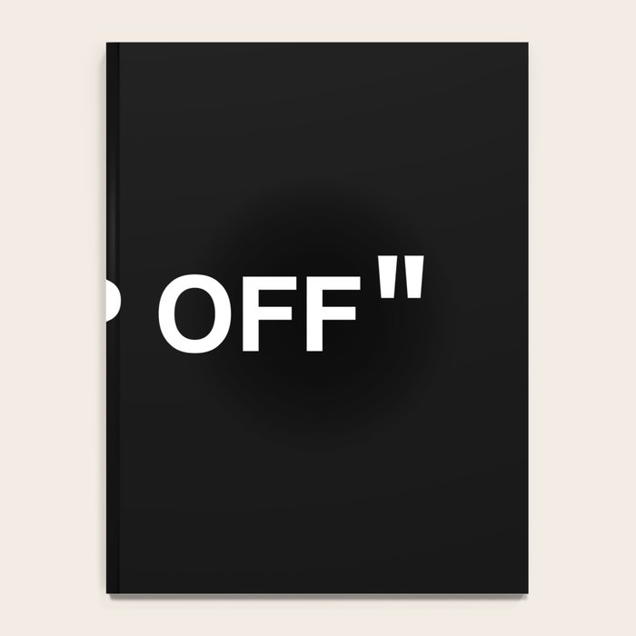 "KEEP OFF" Dark Edition Notebook Gallery Image 4