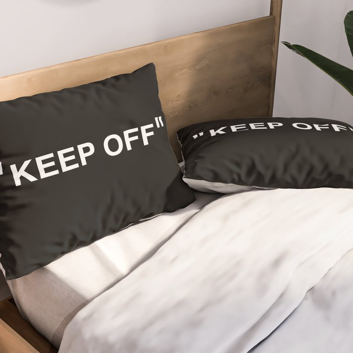 "KEEP OFF" Dark Edition Pillow Sham Gallery Image 2