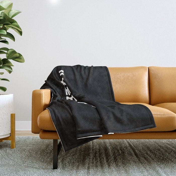 "KEEP OFF" Dark Edition Throw Blanket Gallery Image 1