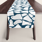 Halloween ghosts pattern  Table Runner Gallery Image 1