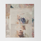 Fractionalized Elegance Throw Blanket Gallery Image 2