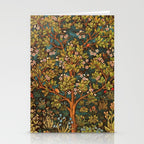 William Morris Tree Of Life, Morris floral,No, 2. Stationery Card Gallery Image 2