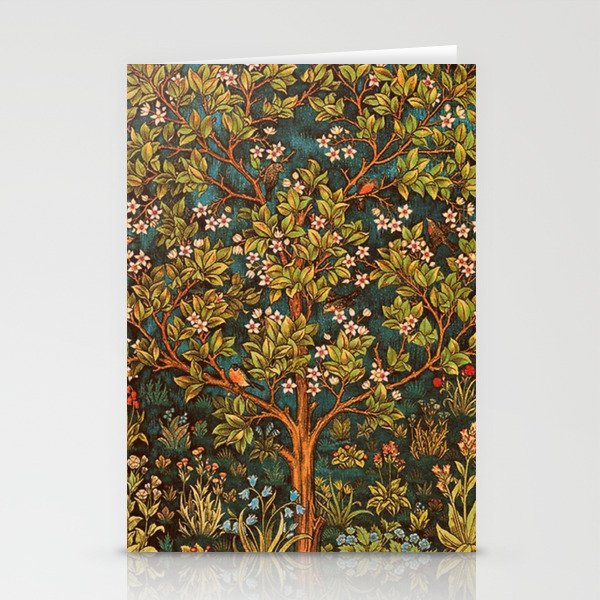 William Morris Tree Of Life, Morris floral,No, 2. Stationery Card Gallery Image 2