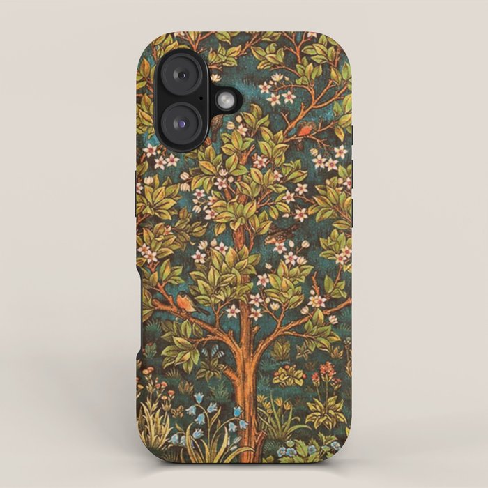 William Morris Tree Of Life, Morris floral,No, 2. iPhone Case Gallery Image 1