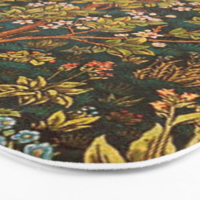 William Morris Tree Of Life, Morris floral,No, 2. Bath Mat Gallery Image 3