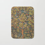 William Morris Tree Of Life, Morris floral,No, 2. Bath Mat Gallery Image 1