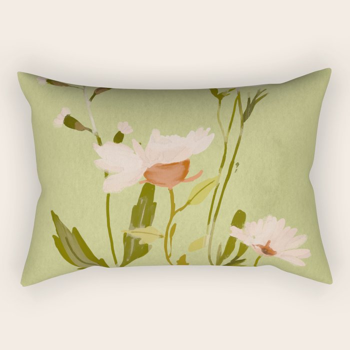 Wildflowers Rectangular Pillow Gallery Image 1