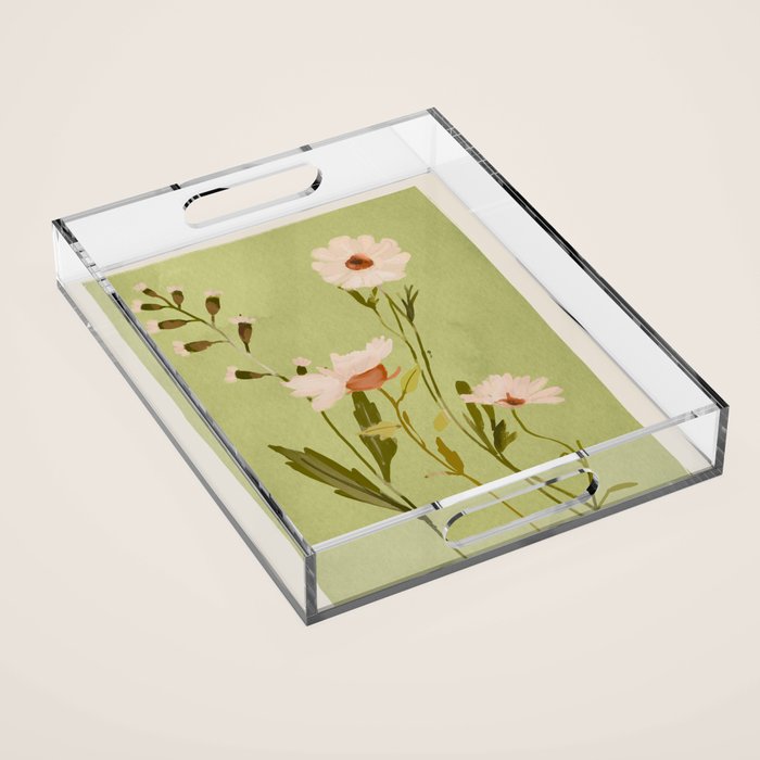 Wildflowers Acrylic Tray Gallery Image 1