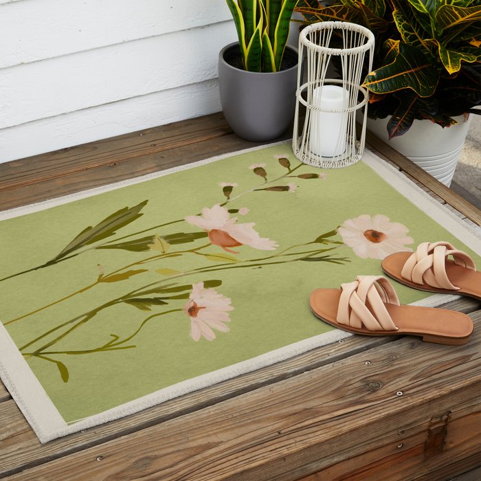 Wildflowers Outdoor Rug Gallery Image 2