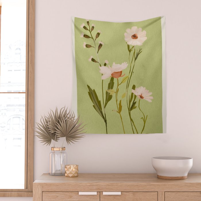 Wildflowers Wall Tapestry Gallery Image 2