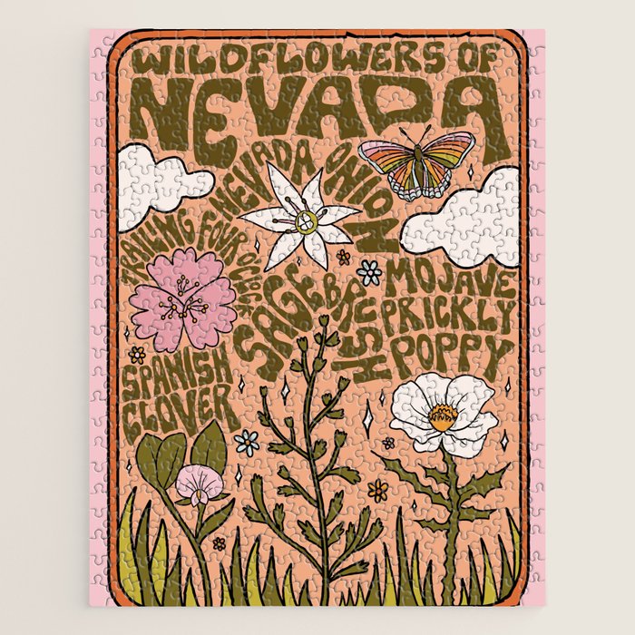 Nevada Wildflowers Jigsaw Puzzle Gallery Image 1