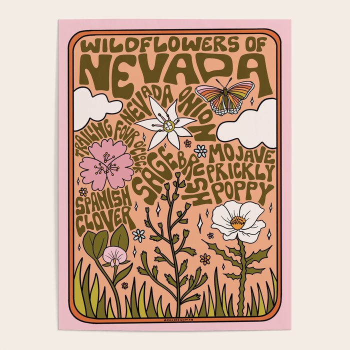 Nevada Wildflowers Poster Gallery Image 4