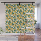 Lemon Pugs Wall Mural Gallery Image 1