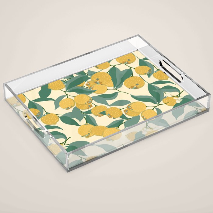 Lemon Pugs Acrylic Tray Gallery Image 1