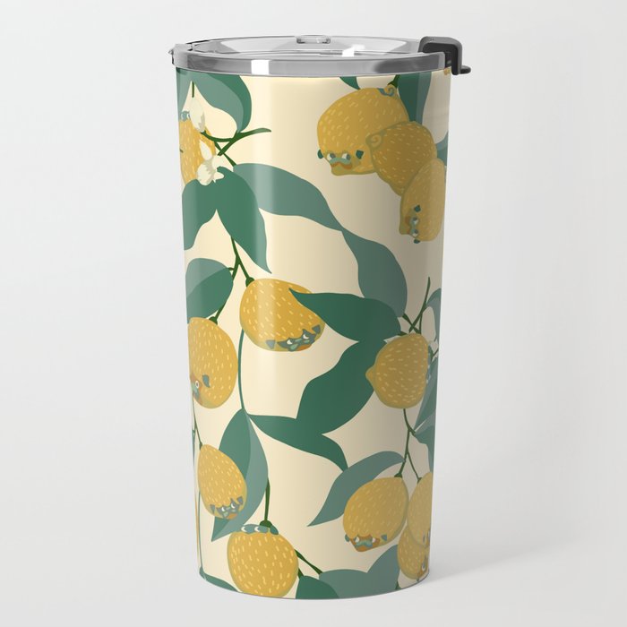 Lemon Pugs Travel Mug Gallery Image 2