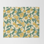 Lemon Pugs Throw Blanket Gallery Image 2