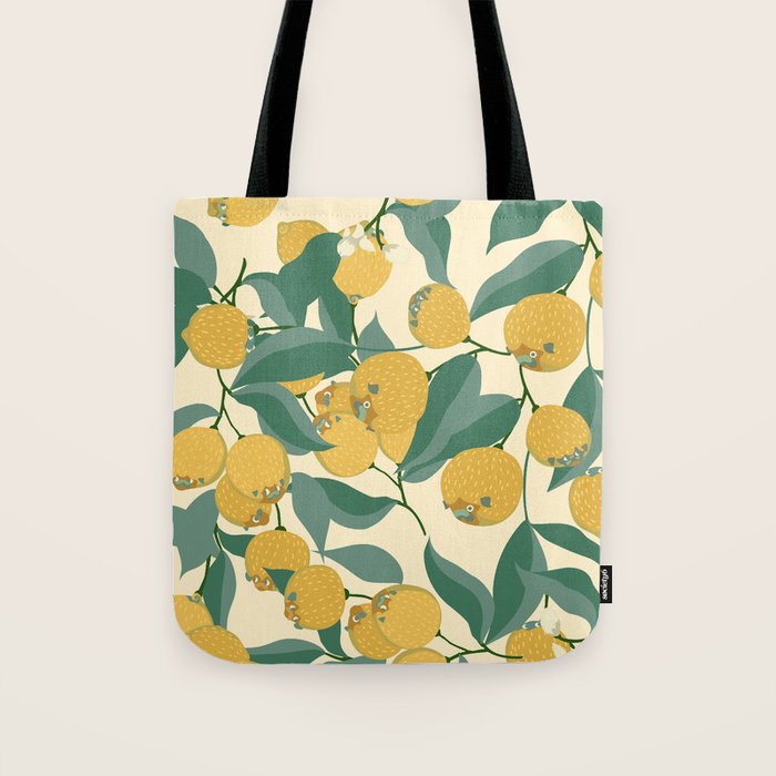 Lemon Pugs Tote Bag Gallery Image 1
