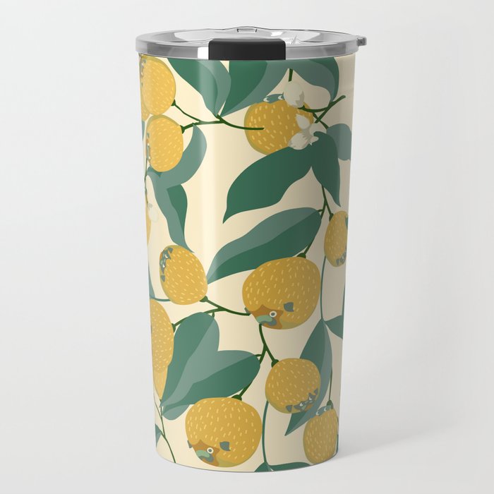 Lemon Pugs Travel Mug Gallery Image 1