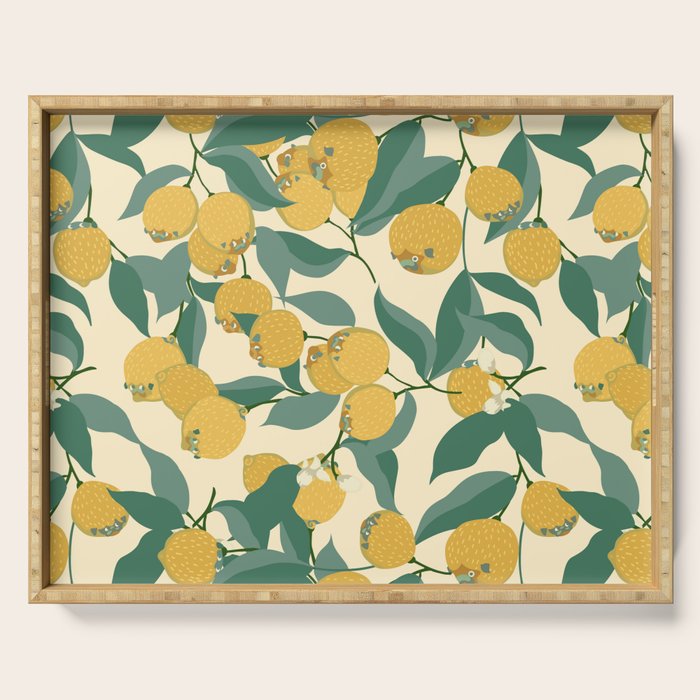 Lemon Pugs Serving Tray Gallery Image 1