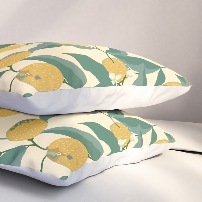 Lemon Pugs Pillow Sham Gallery Image 3