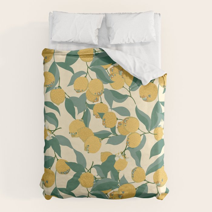 Lemon Pugs Duvet Cover Gallery Image 1
