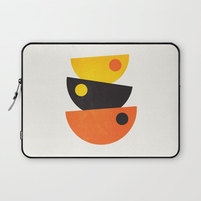 Balance 01: Bowls | Mid-Century Edition Laptop Sleeve Gallery Image 1